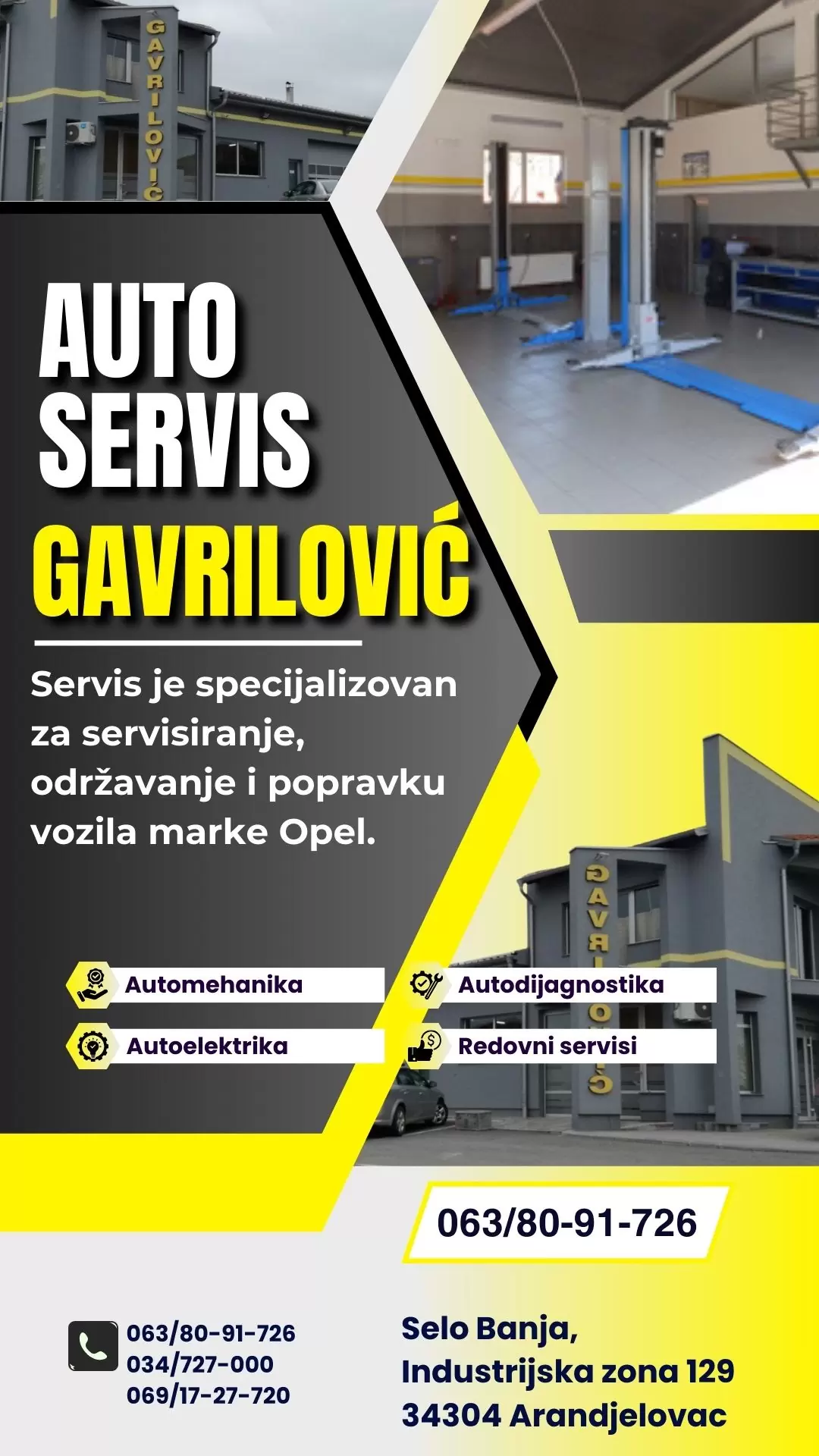Auto servis Gavrilović i prodaja rezervnih delova Arandjelovac