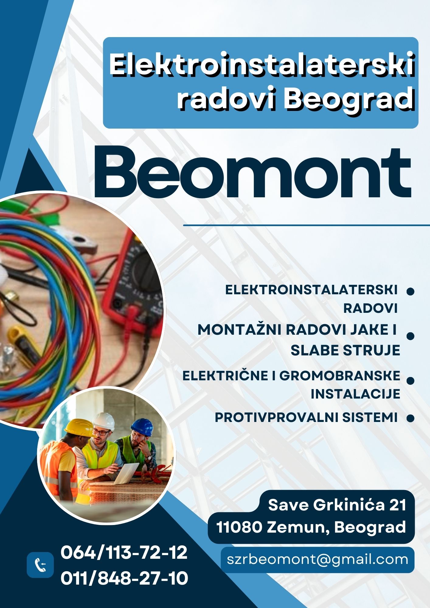 Elektroinstalaterski radovi Beomont Beograd