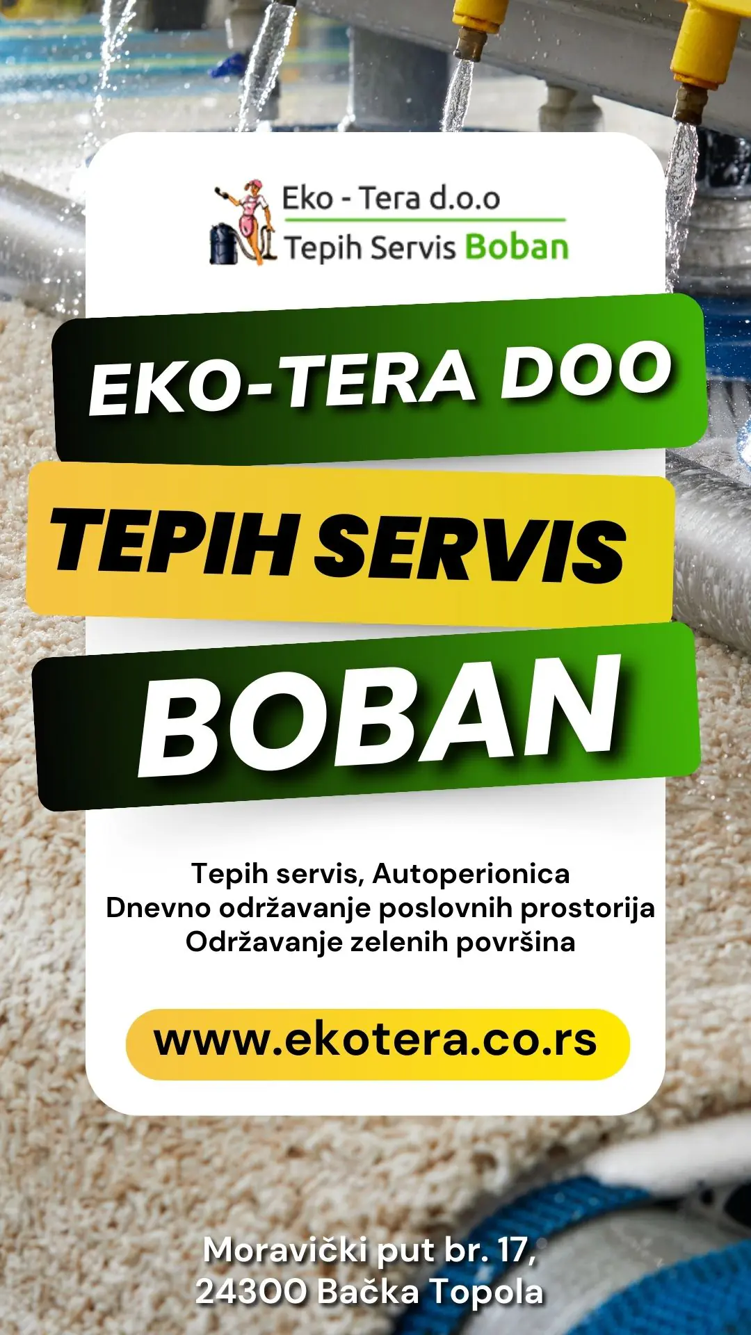 Tepih Servis Boban Eko-Tera doo Bačka Topola