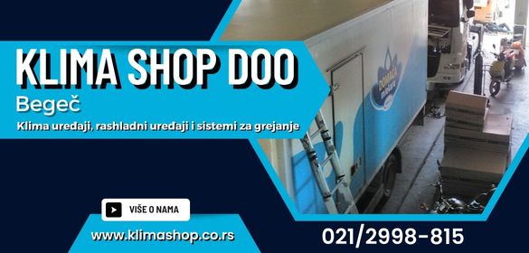 Klima uređaji, rashladni uređaji i sistemi za grejanje Klima shop doo Begeč