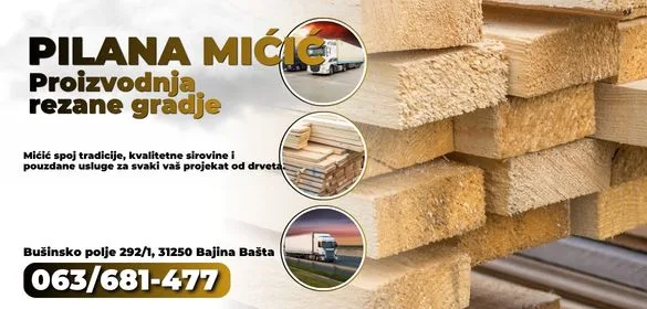 Mićić Proizvodnja rezane gradje Bajina Bašta