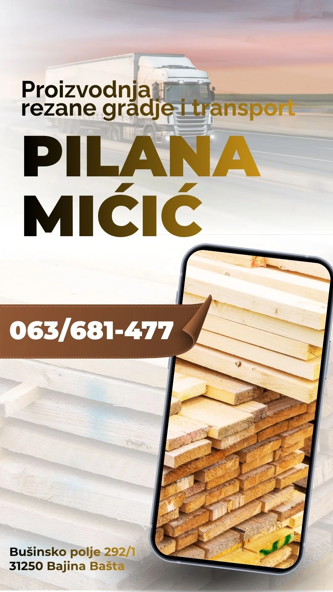 Mićić Proizvodnja rezane gradje Bajina Bašta
