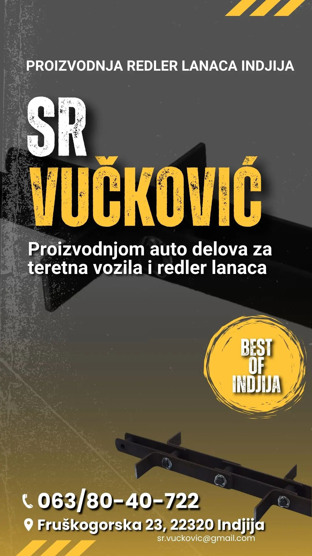 SR Vučković proizvodnja redler lanaca Indjija