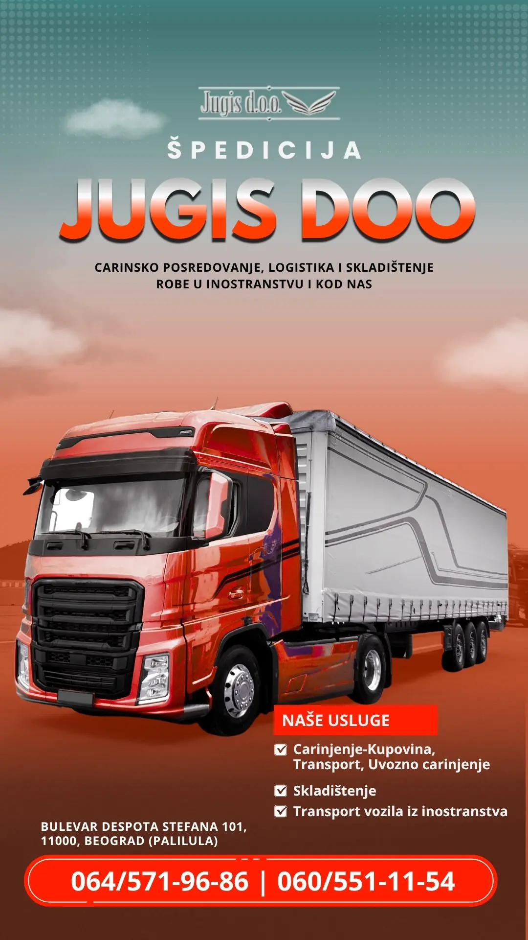 Međunarodna i unutrašnja špedicija Jugis doo