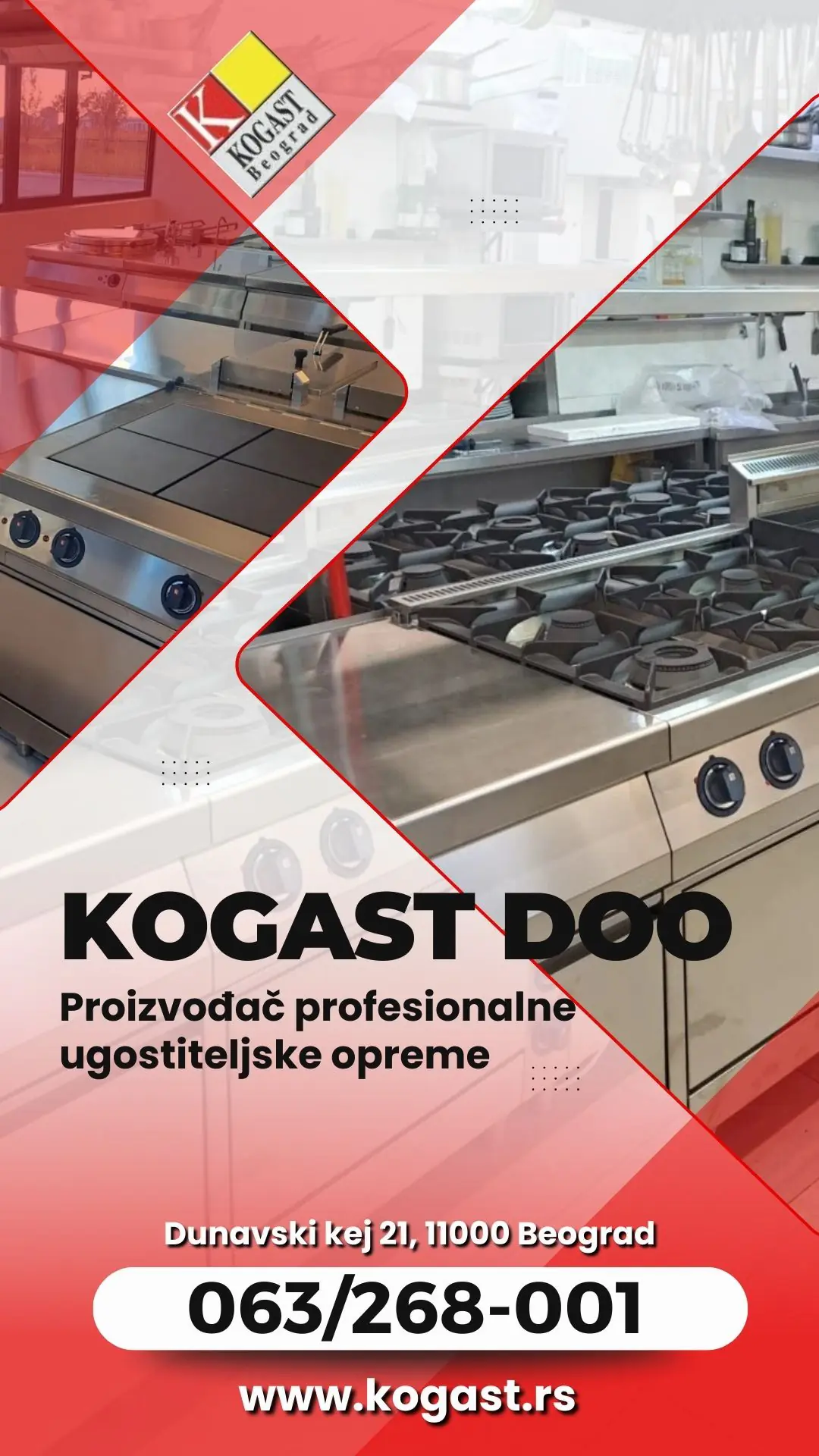 Profesionalna ugostiteljska oprema Kogast doo Beograd