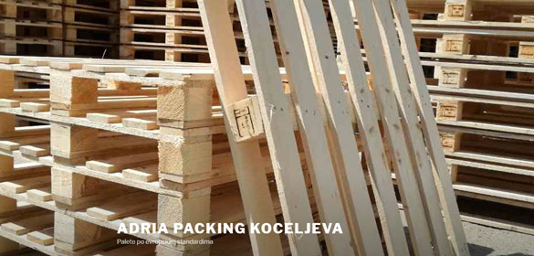 Adria Packing doo proizvodnja drvenih paleta Koceljeva