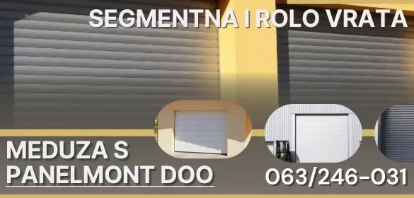 Segmentna i rolo vrata Beograd Meduza S | Panelmont doo
