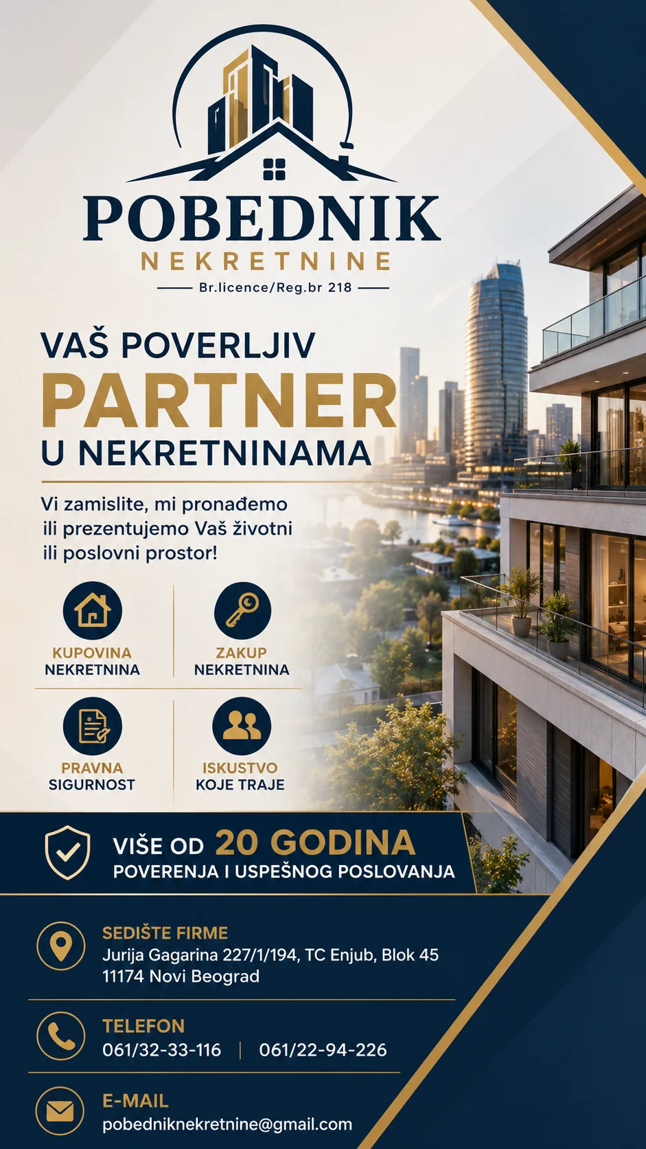 Pobednik nekretnine Beograd-Agencija za nekretnine Beograd
