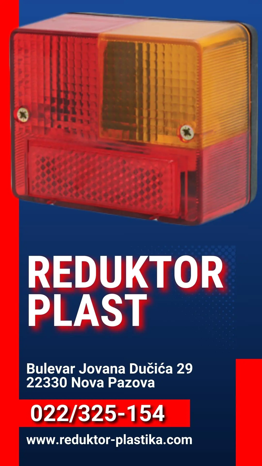 Proizvodnja svetlosne signalizacije za privredna vozila Reduktor-Plast