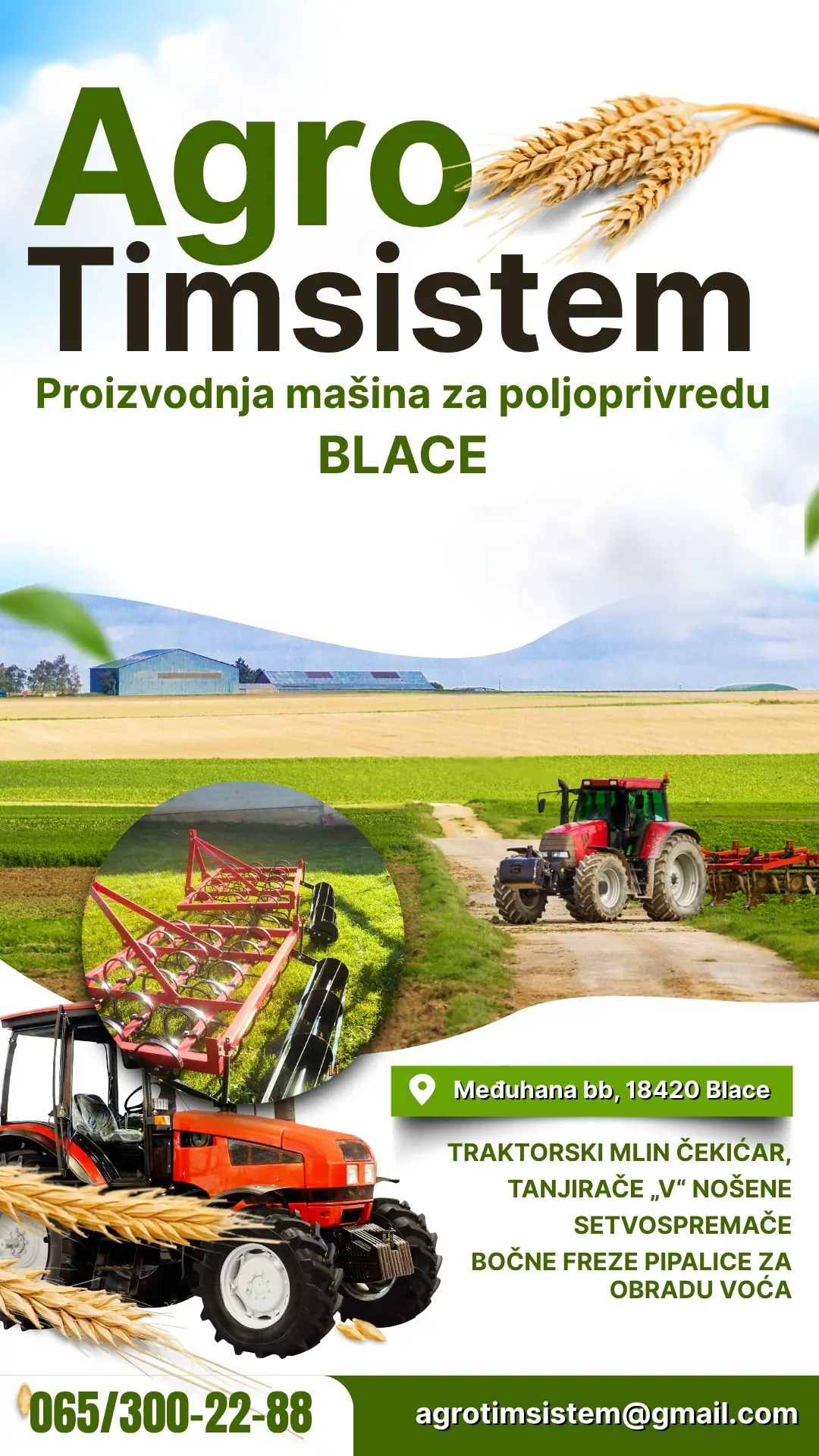Agro Timsistem mašine za poljoprivredu Blace