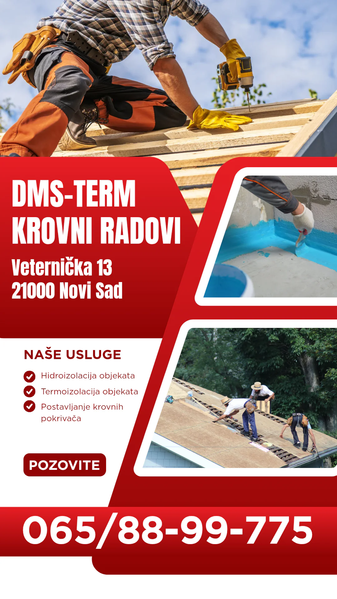 Krovni radovi Novi Sad DMS-TERM