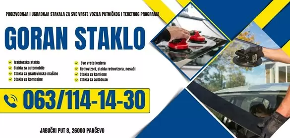Stakla za putnička i teretna vozila Goran Staklo doo Pančevo