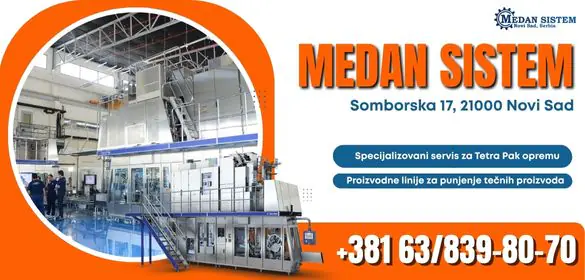 Specijalizovani servis za Tetra Pak opremu Medan Sistem
