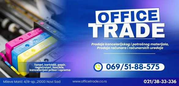 Kancelarijski i potrošni materijal za štampače Office Trade Novi Sad