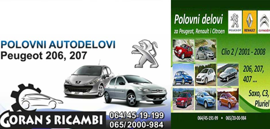 GORAN S RICAMBI AUTO OTPAD I SERVIS