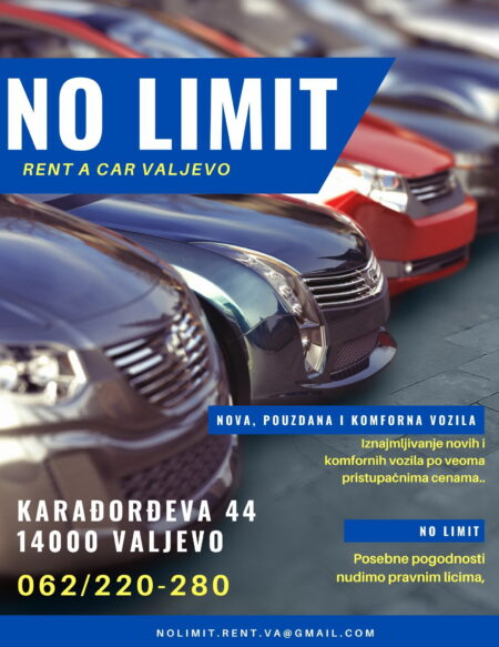 Rent A Car Valjevo No Limit