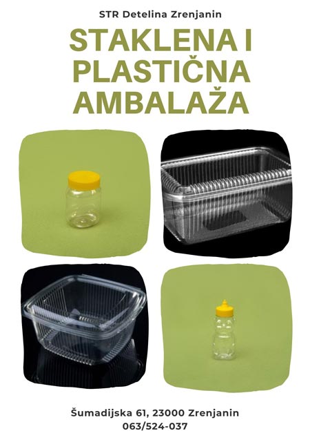 Staklena i plastična ambalaža Zrenjanin Detelina STR
