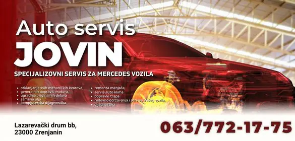 Auto Servis JOVIN Servis za mercedes Zrenjanin