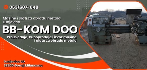BB-KOM doo mašine i alati za obradu metala Lunjevica