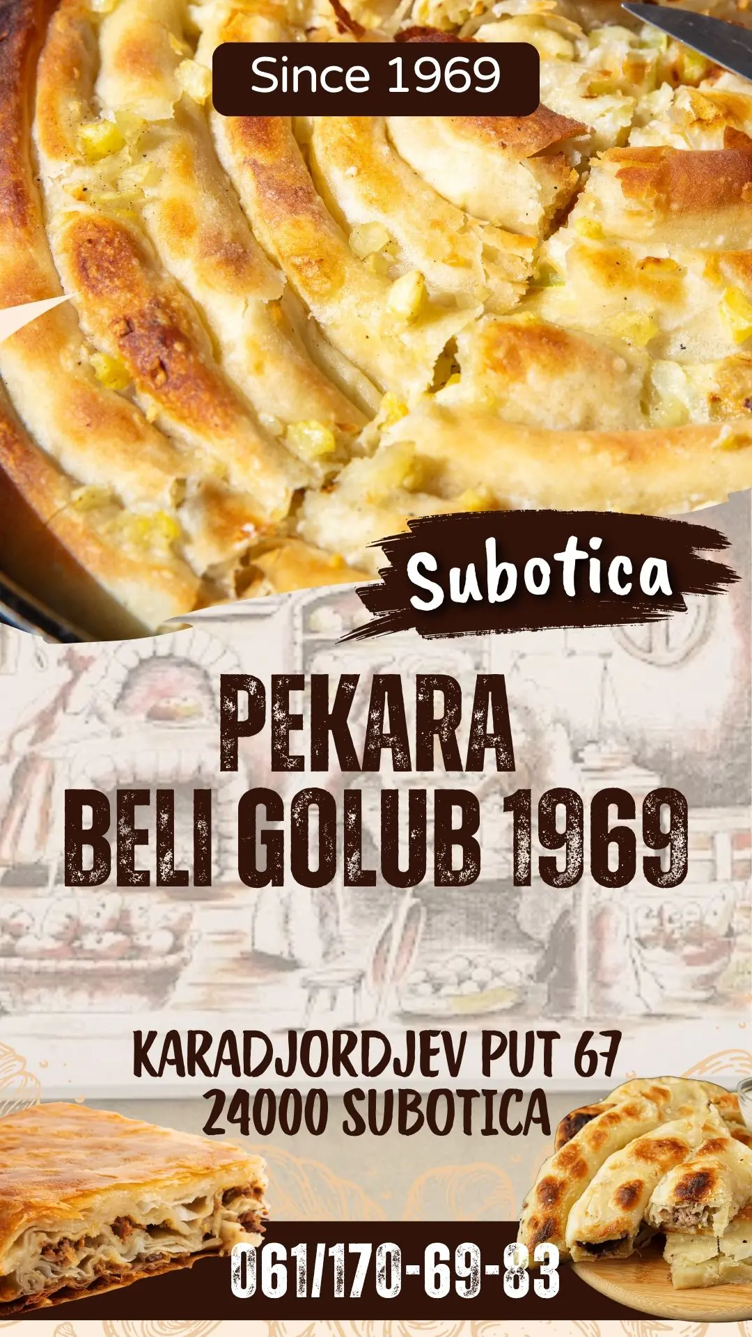 Pekara Beli Golub 1969 Subotica
