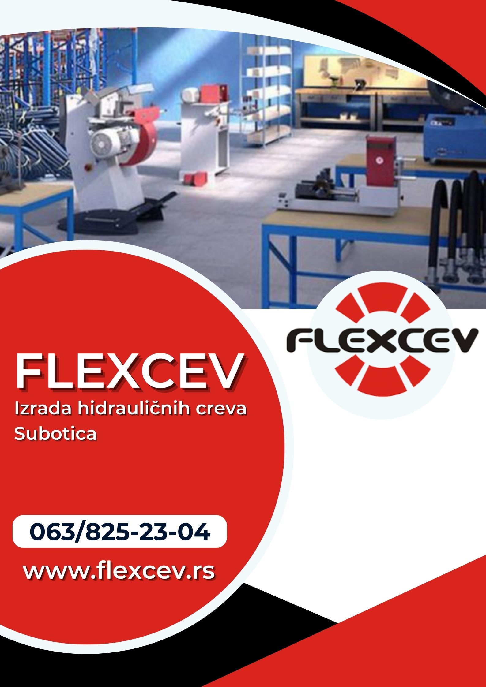 Izrada hidrauličnih creva Subotica Flexcev doo