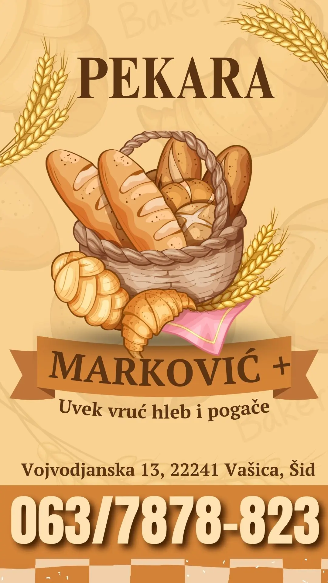 Radnja za usluge u poljoprivredi i pekara Marković +