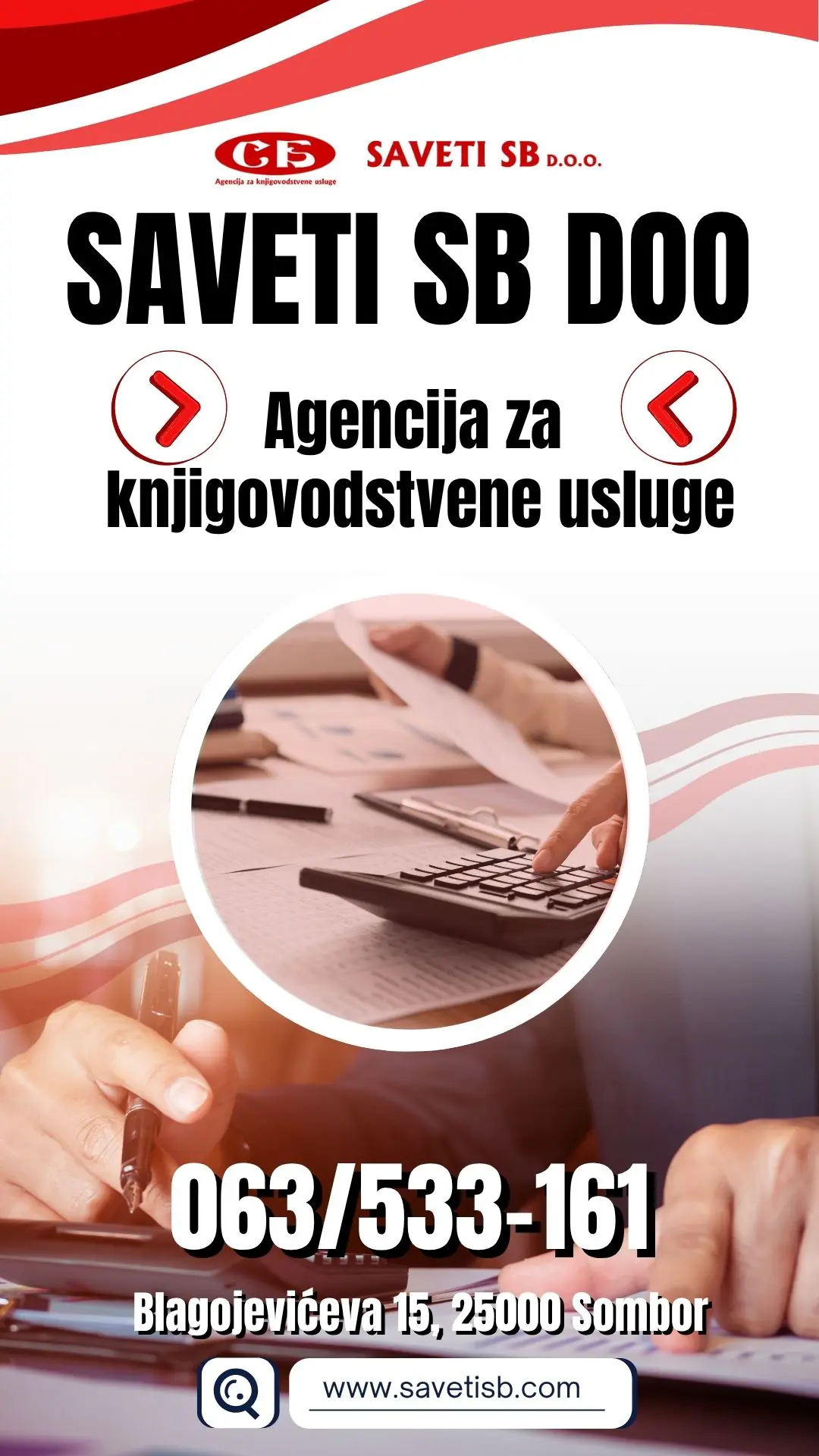 Agencija za knjigovodstvene usluge Sombor Saveti SB doo