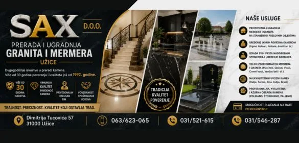 SAX doo prerada i ugradnja granita i mermera Užice