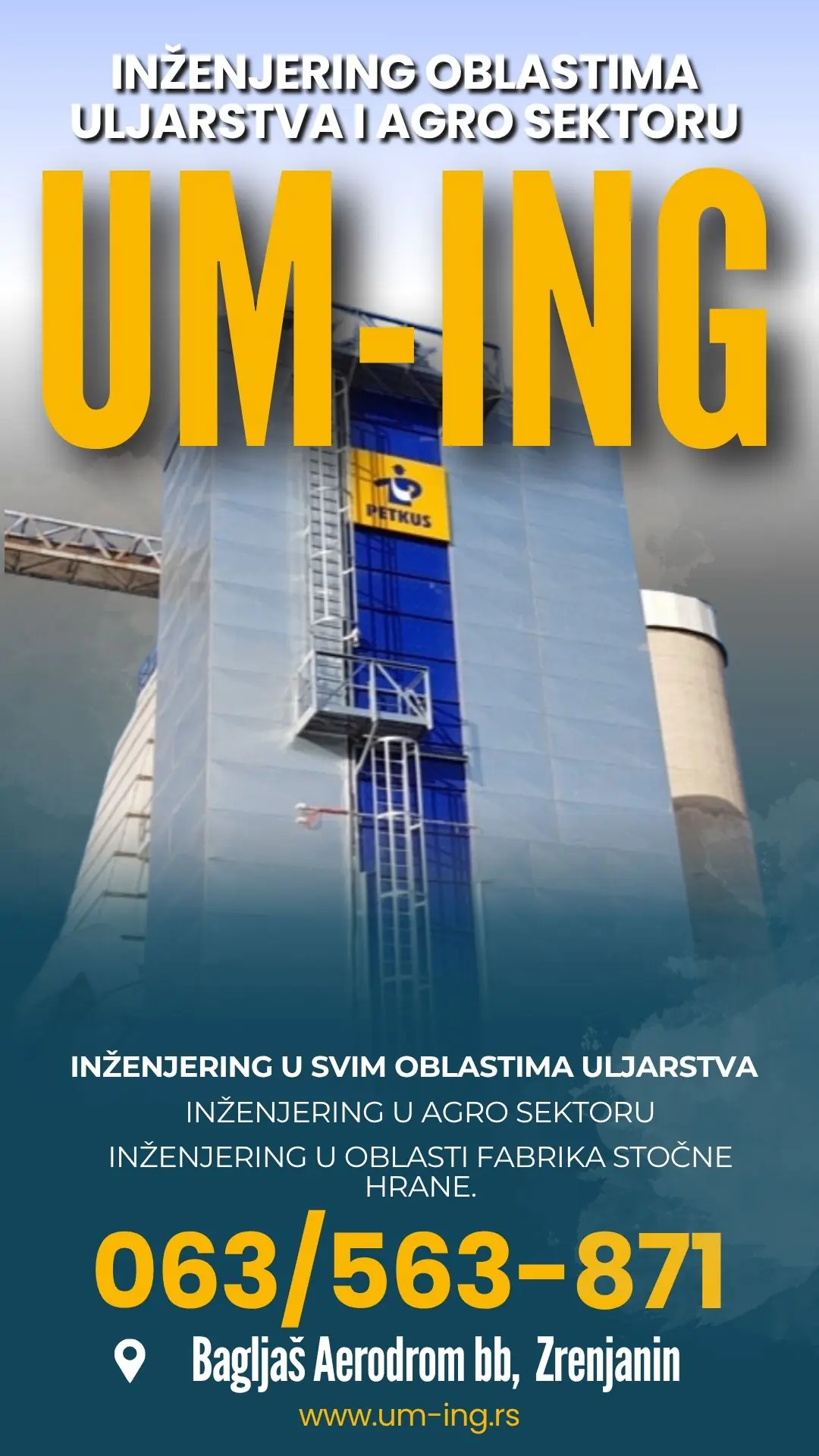 Inženjering oblastima uljarstva i agro sektoru UM-ING Zrenjanin
