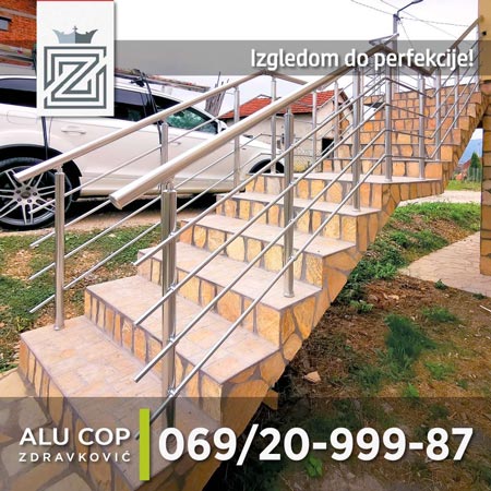 Aluminijumski gelenderi i INOX ograde Alu Cop Zdravković Lapovo