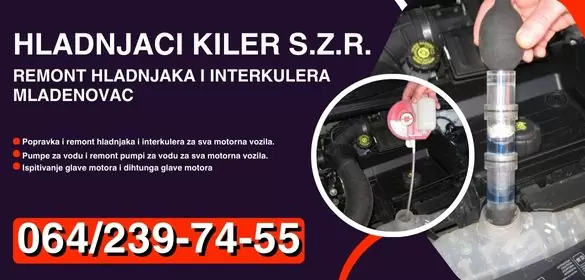 Hladnjaci Kiler S.Z.R. remont hladnjaka i interkulera Mladenovac