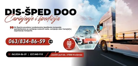 Carinjenje i špedicija Kruševac Dis-Šped doo