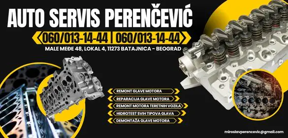 Remonta, montaže i demontaže motora Auto servis Perenčević Batajnica