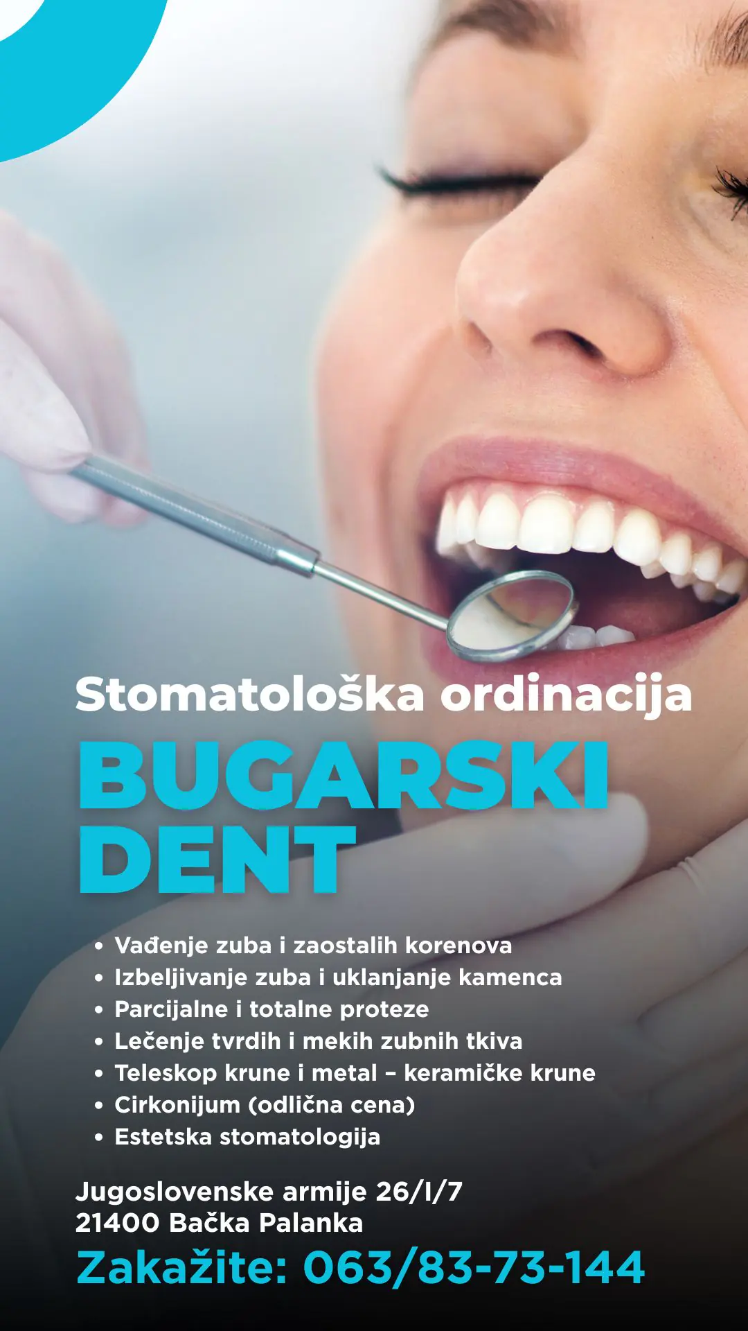 Stomatološka ordinacija Bugarski Dent Bačka Palanka