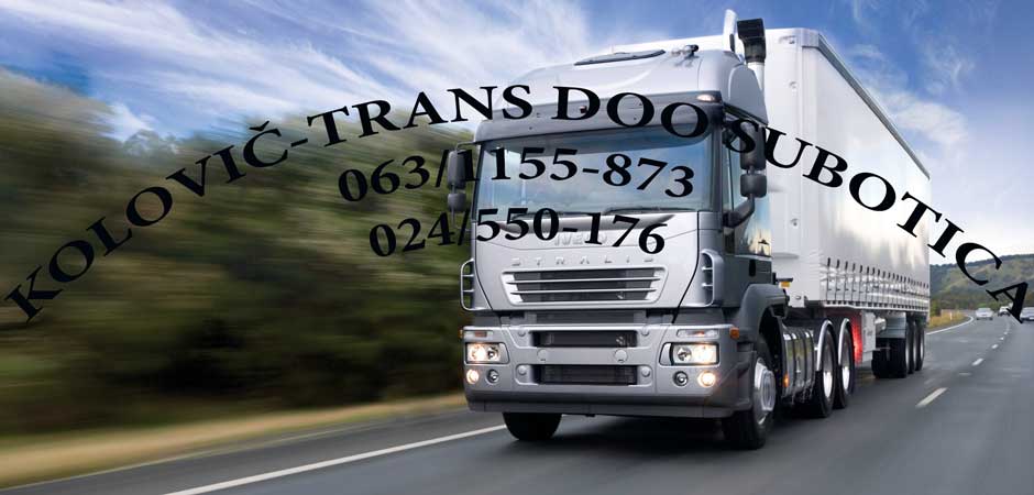 kolovič-trans doo subotica poslovne strane