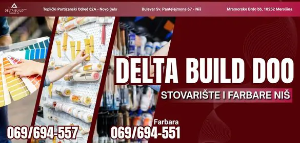 Delta Build stovarište i farbare Niš