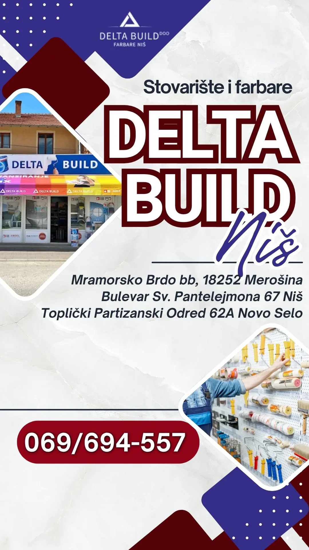 Delta Build stovarište i farbare Niš