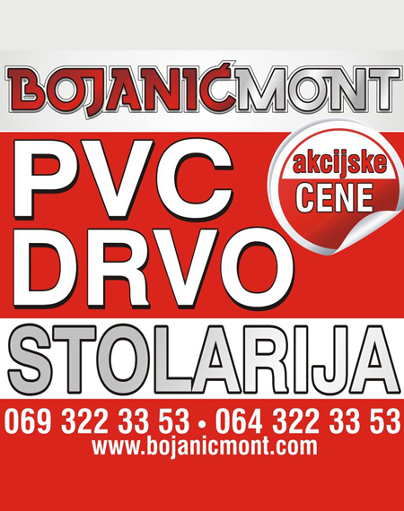 bojanić mont alu i pvc stolarija arandjelovac 
