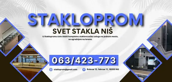 Stakloprom Niš Staklorezačke usluge