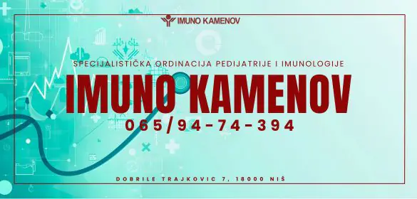 Specijalistička ordinacija pedijatrije i imunologije Imuno Kamenov Niš