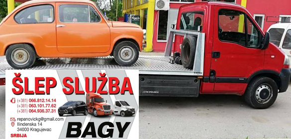 Šlep služba Bagy-Trans Kragujevac