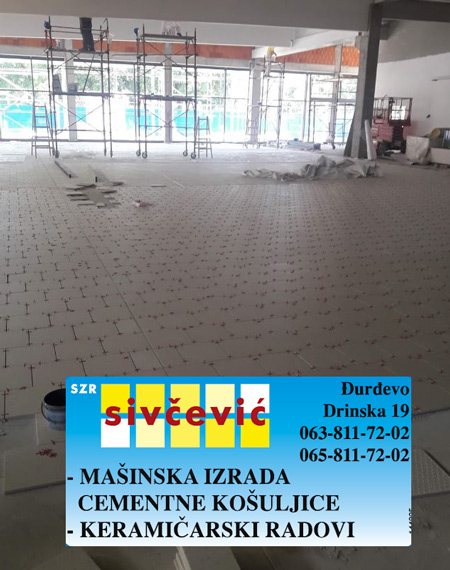 mašinska izrada cementne košuljice sivčević 