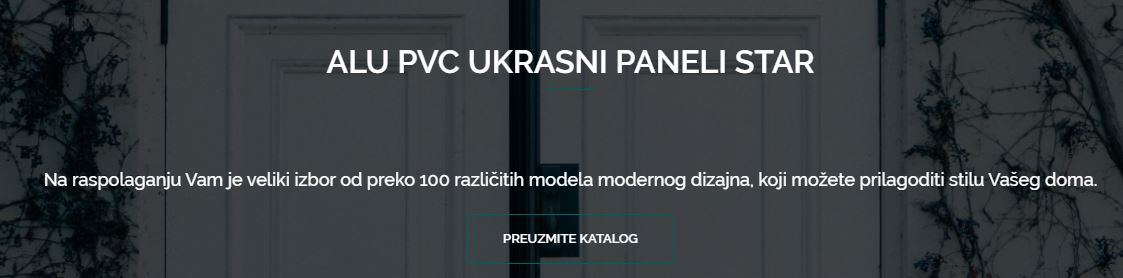 alu i pvc ukrasni paneli star žarkovo