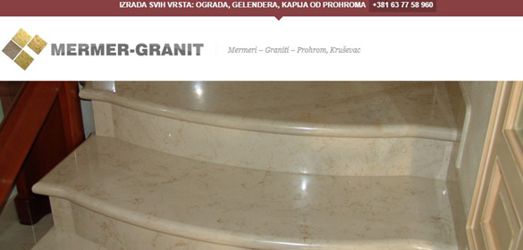 Kamenorezačka radnja Mermer-Granit Kruševac