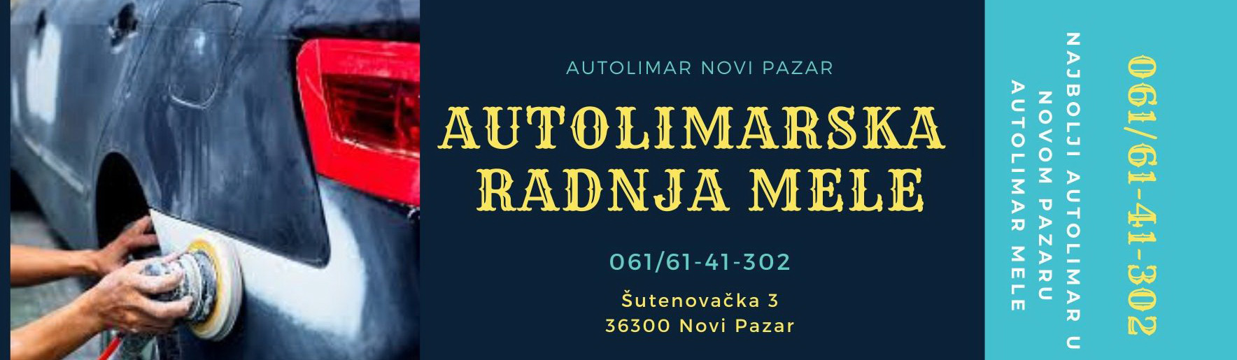 Autolimarska radnja Mele Novi Pazar Auto limar Novi Pazar