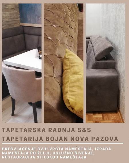 Tapetarska radnja S&S-Tapetarija Bojan Nova Pazova