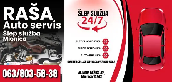 Auto servis i šlep služba Mionica Auto servis Raša