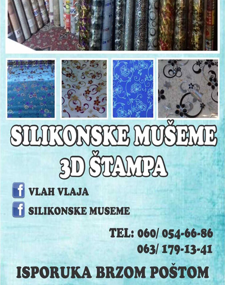 silikonske mušeme vlah vlaja