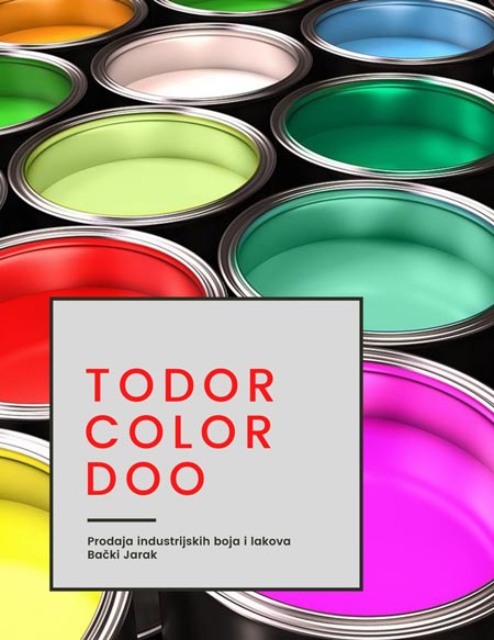 Todor Color doo Prodaja industrijskih boja i lakova Bački Jarak