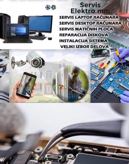Elektro MM 034 Servis za popravku računara, mobilnih telefona 